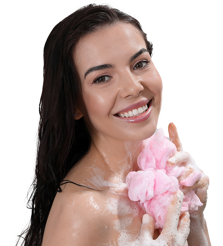 Womanwashing Pink Lufa