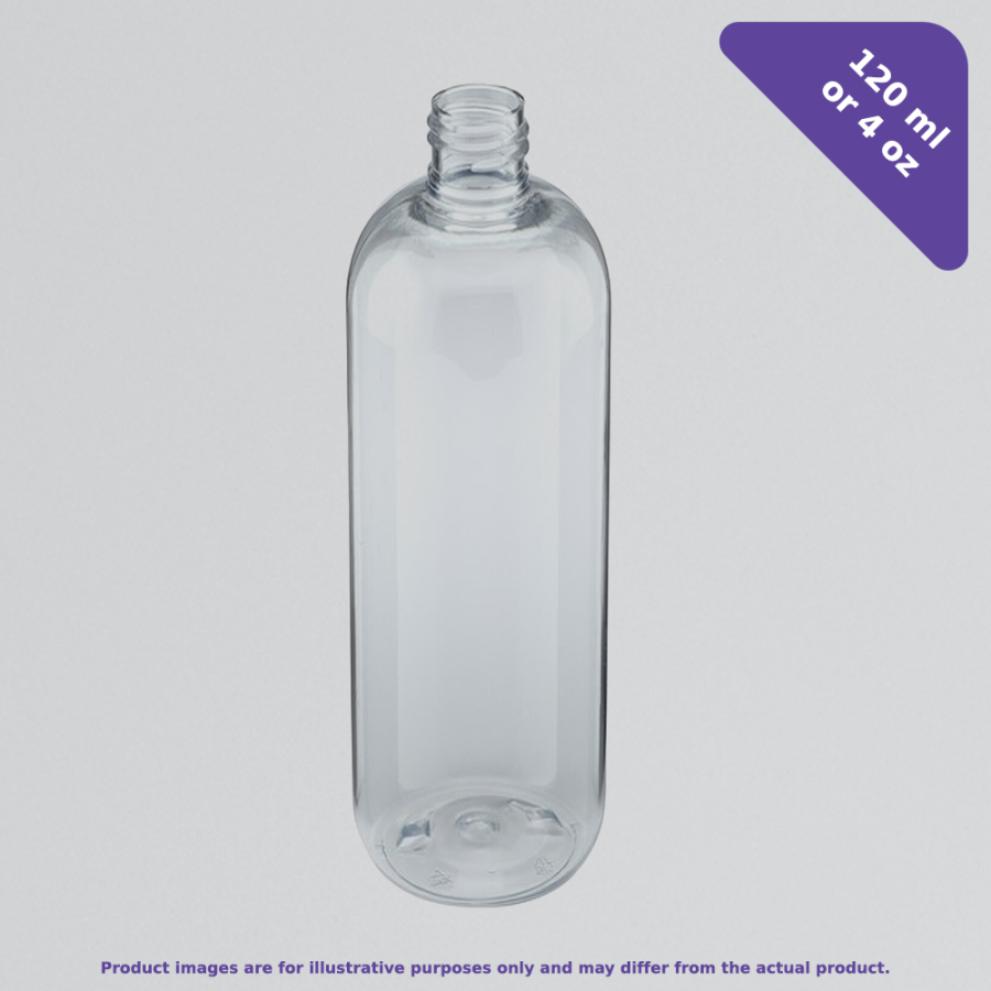 Bullet Bottles Clear Smooth Rounded Shoulders